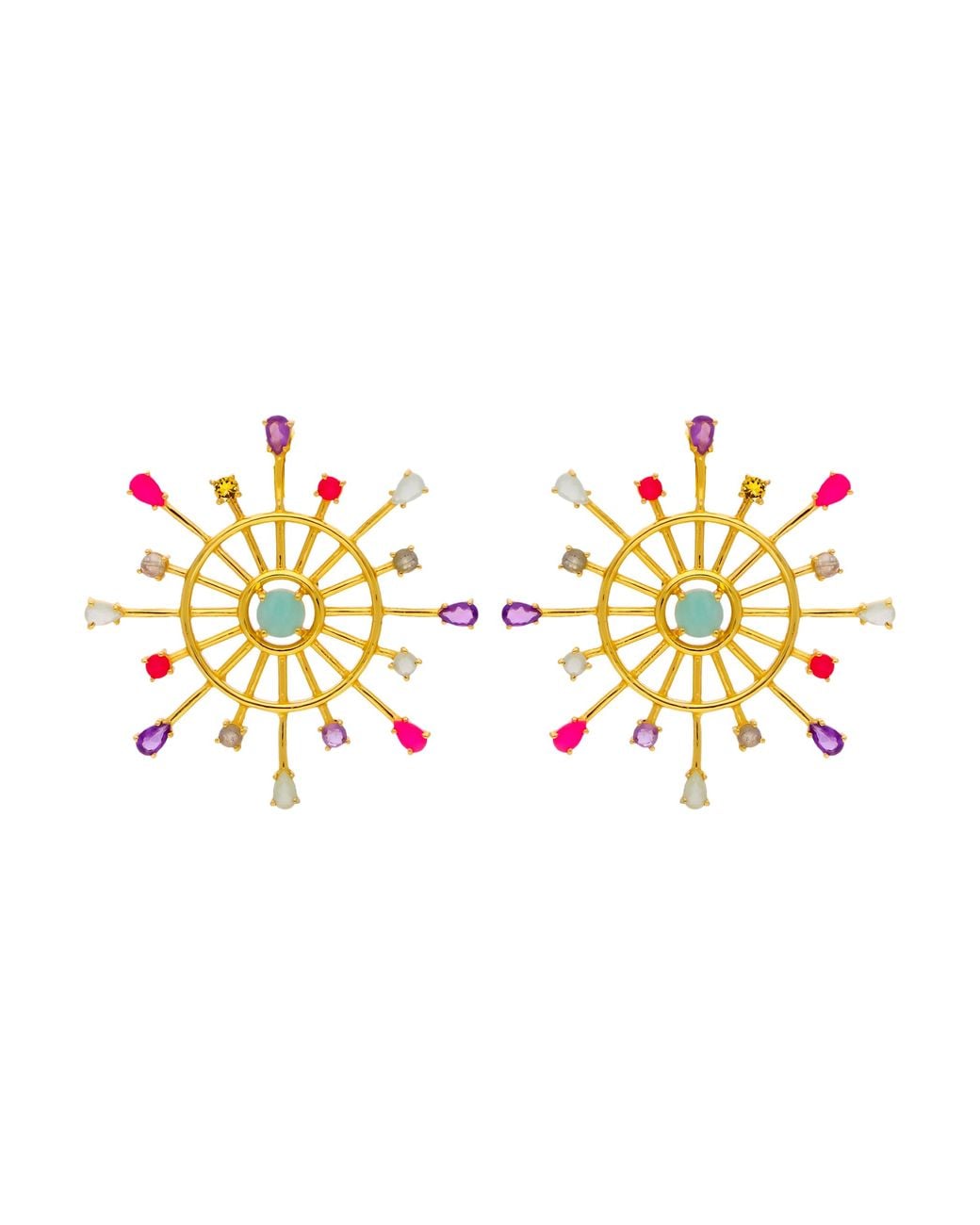 Lavani Jewels Metallic Dharma Earring
