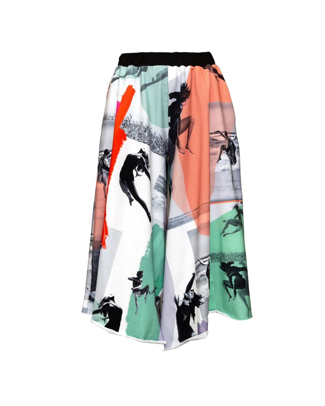 ARTISTA Green Paint Culottes