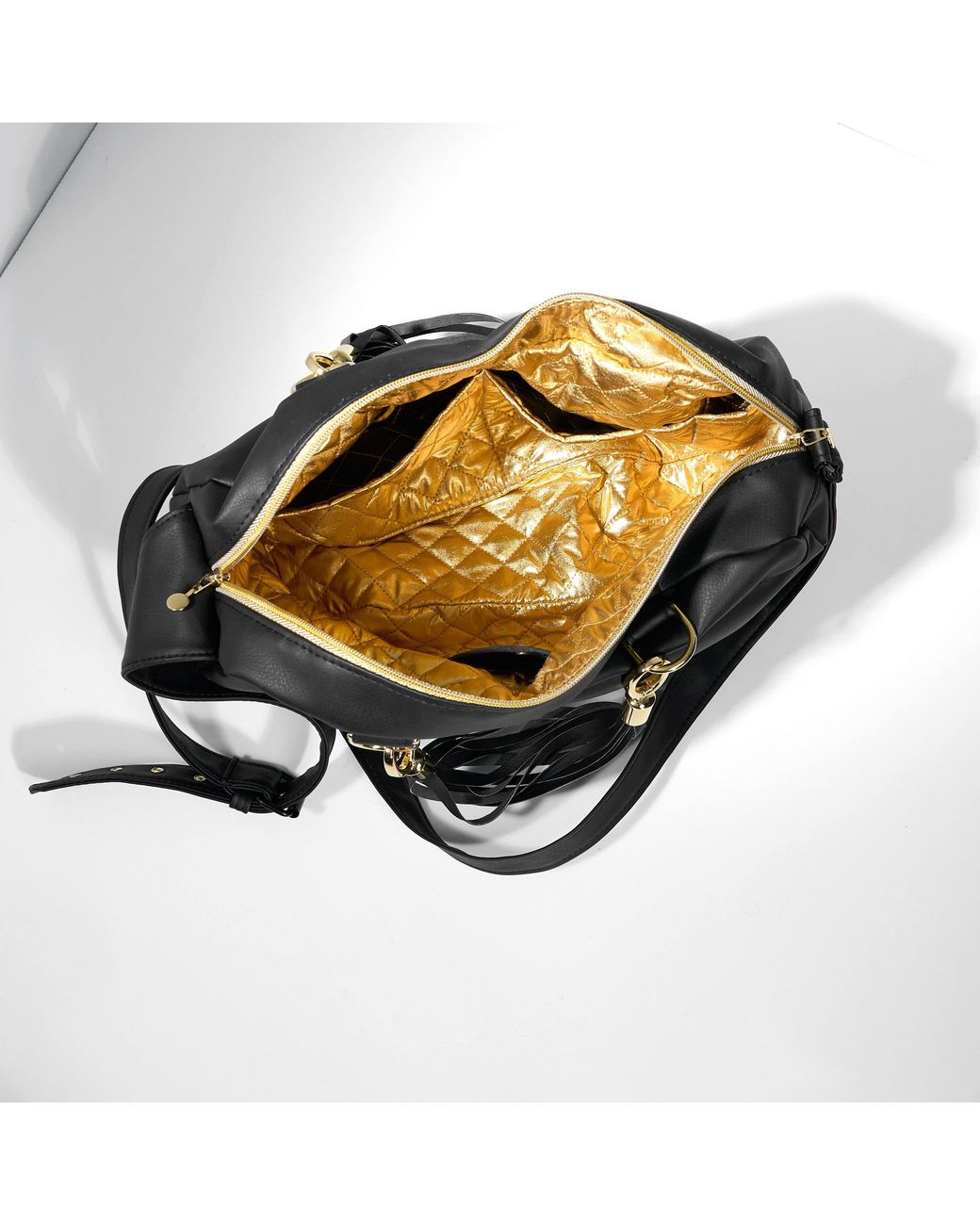 Milla Von Cosy Black Shoulder Bag Cosy With Versatile Straps
