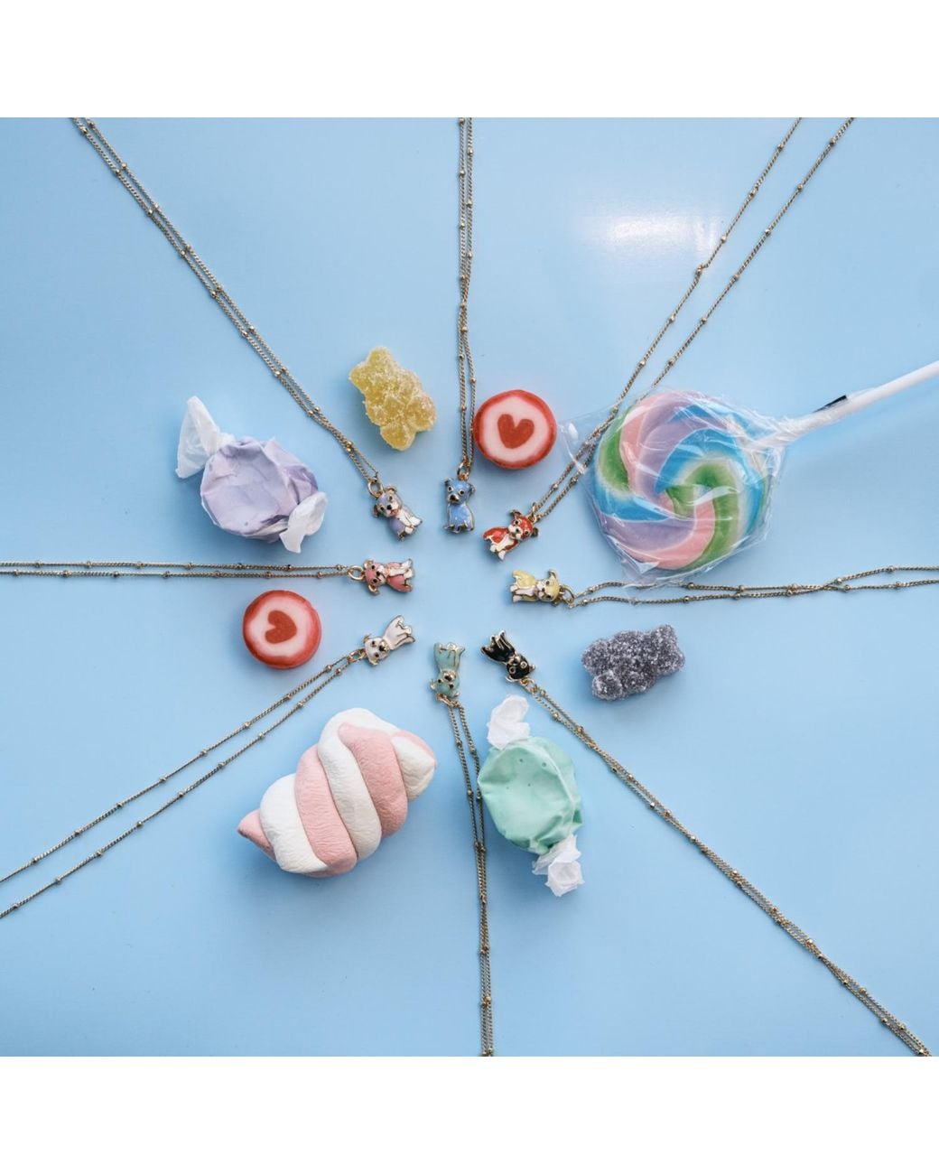 Cloud Haven Metallic Mini Bulldog Sweetie Pendant