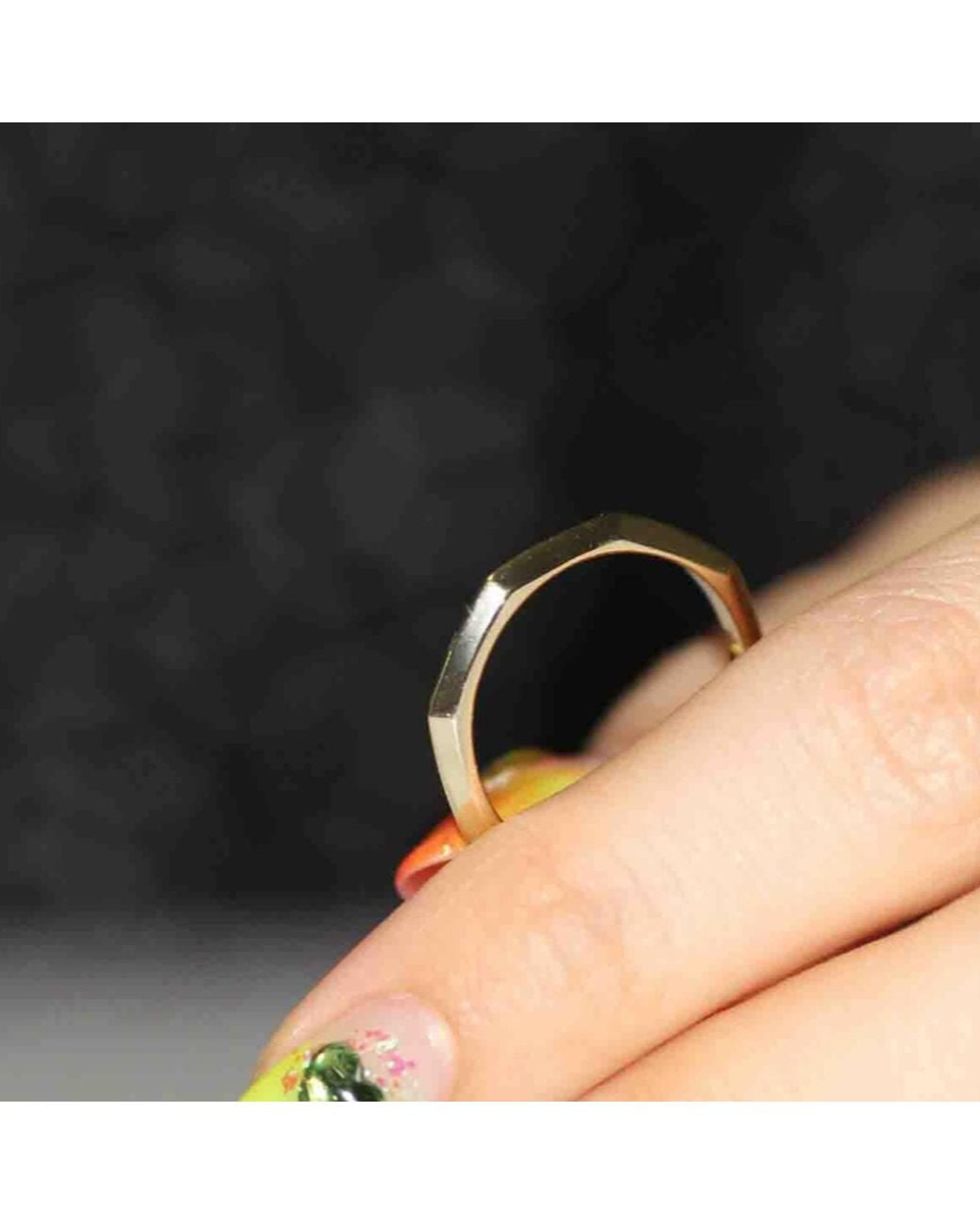 VicStoneNYC Fine Jewelry Metallic Refined Ridge Band