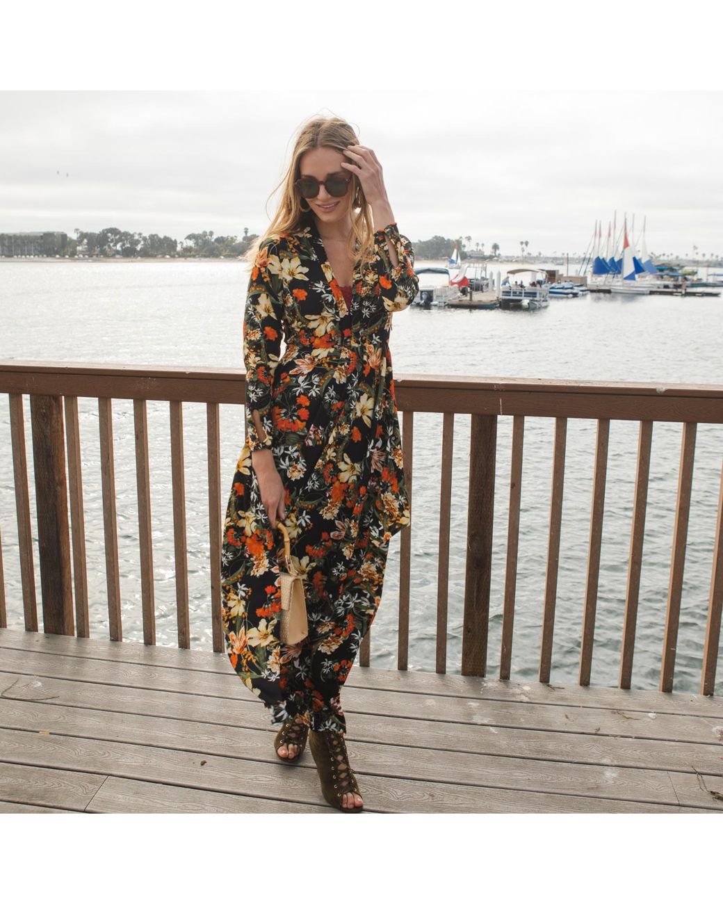 Jennafer Grace Metallic Amelie Minaret Dress