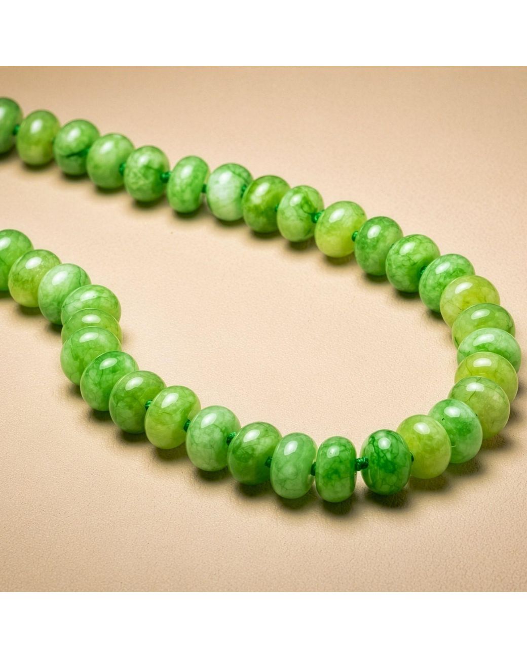 Belinda Jewelz Green Beaded Necklace