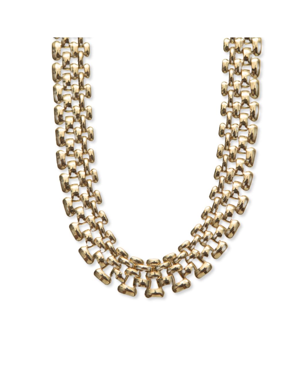 Argento Vivo Metallic Panthera Link Necklace