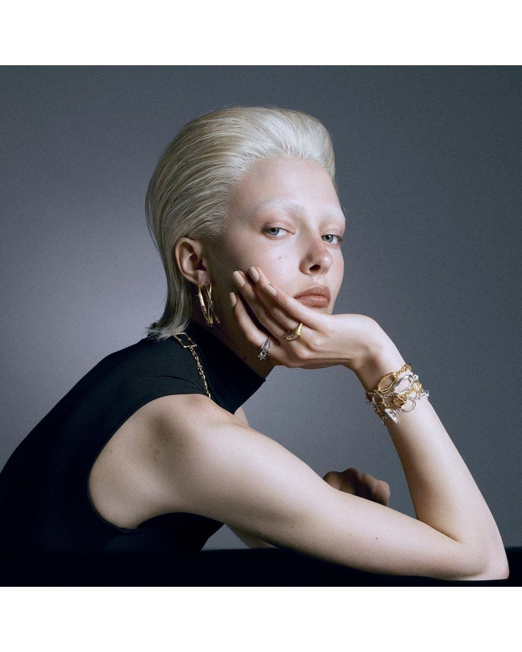 Stefan Tiron Metallic Anellus Bracelet