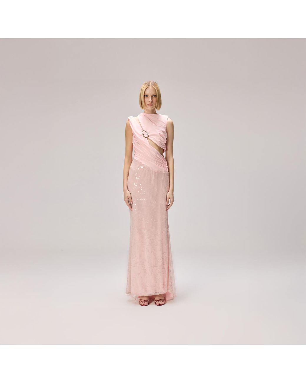 Herfetch Pink Maxi Butter Dress-Baby