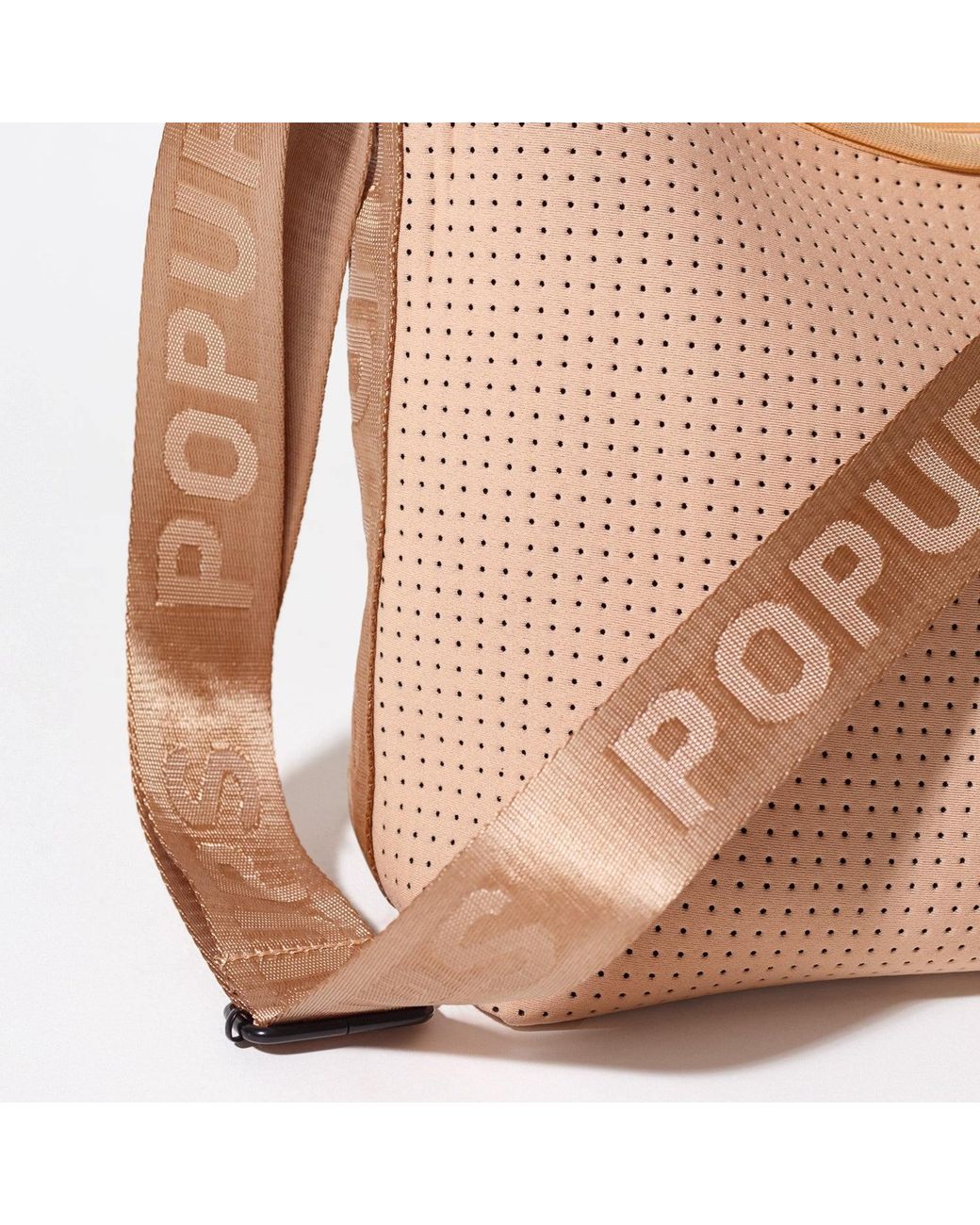 Pop Ups Brand Brown Neutrals Hobo Crossbody Bag Tan
