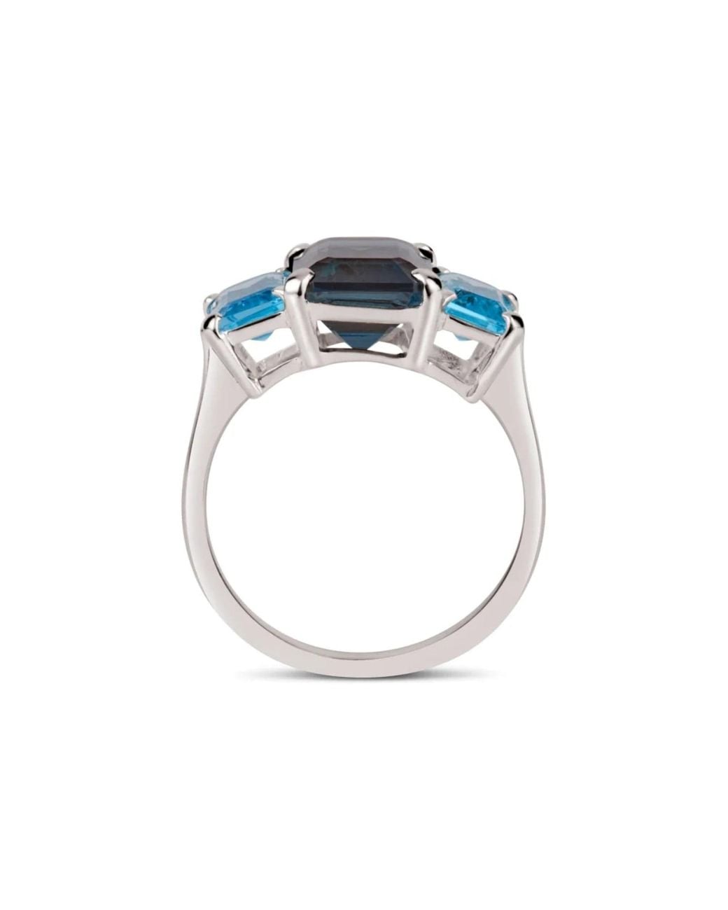 Dinny Hall Blue Trinny Trilogy London Topaz & Swiss Topaz Ring