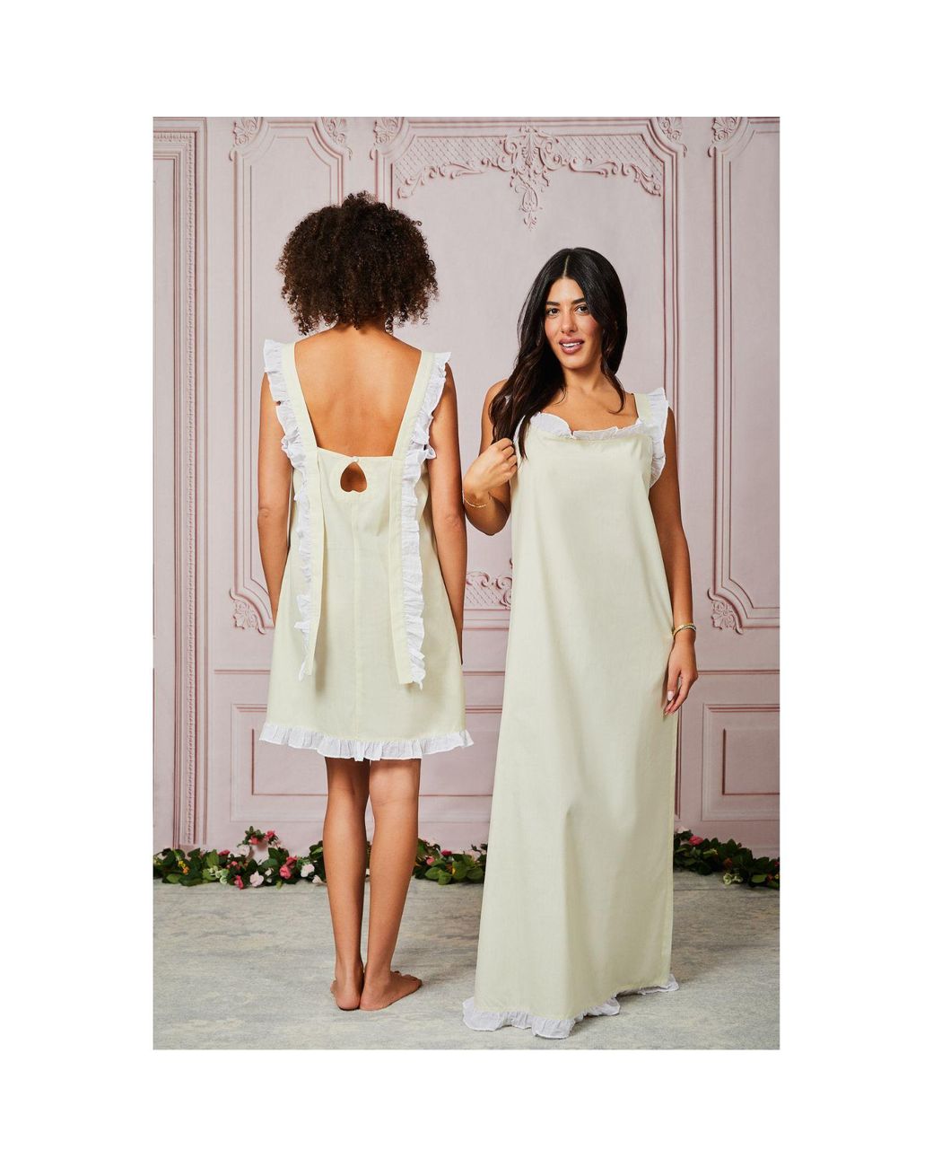 Love Letters X White Lemon Dolce Sleep Dress Short