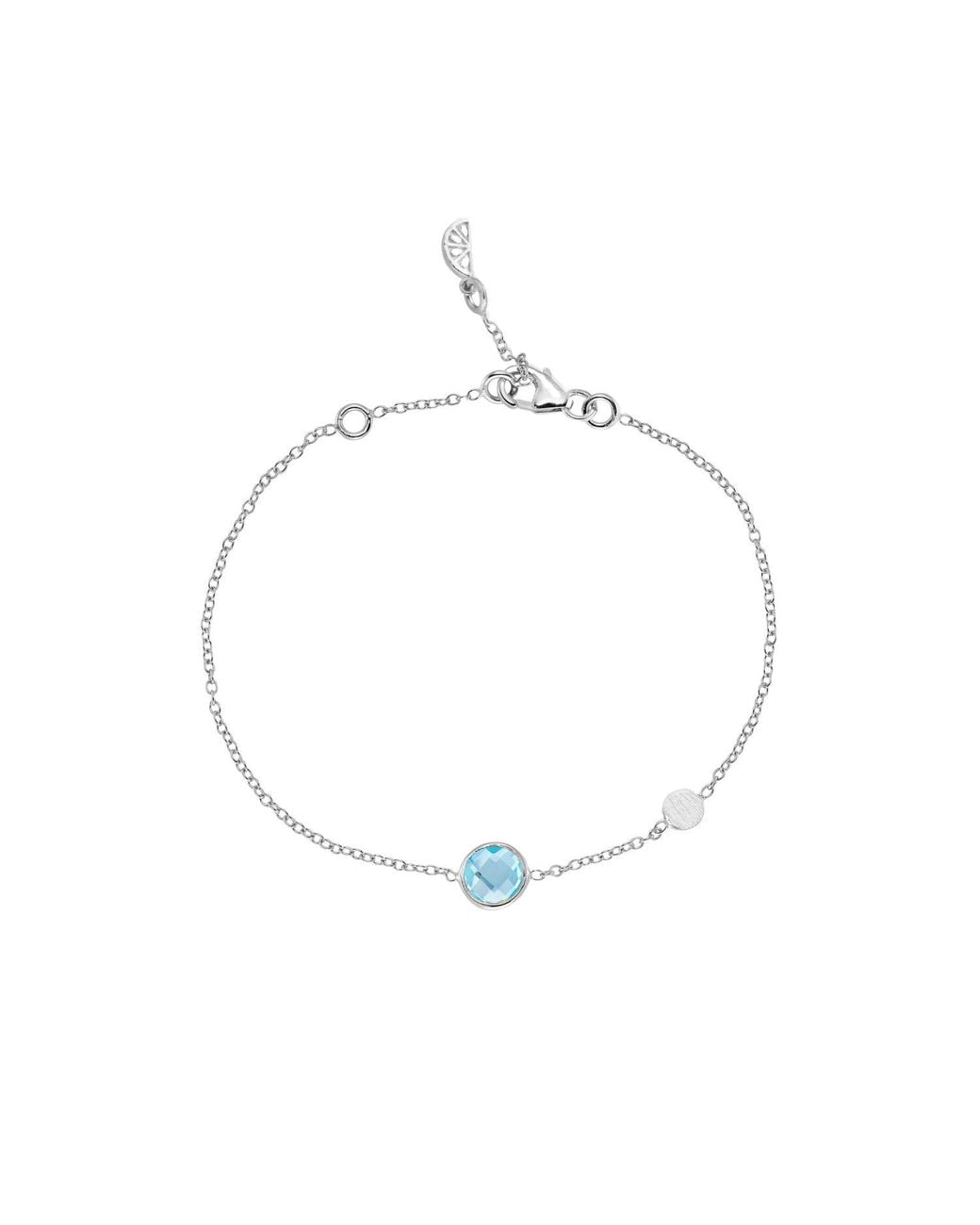 Auree Jewellery Metallic Salina Topaz & Disc Bracelet