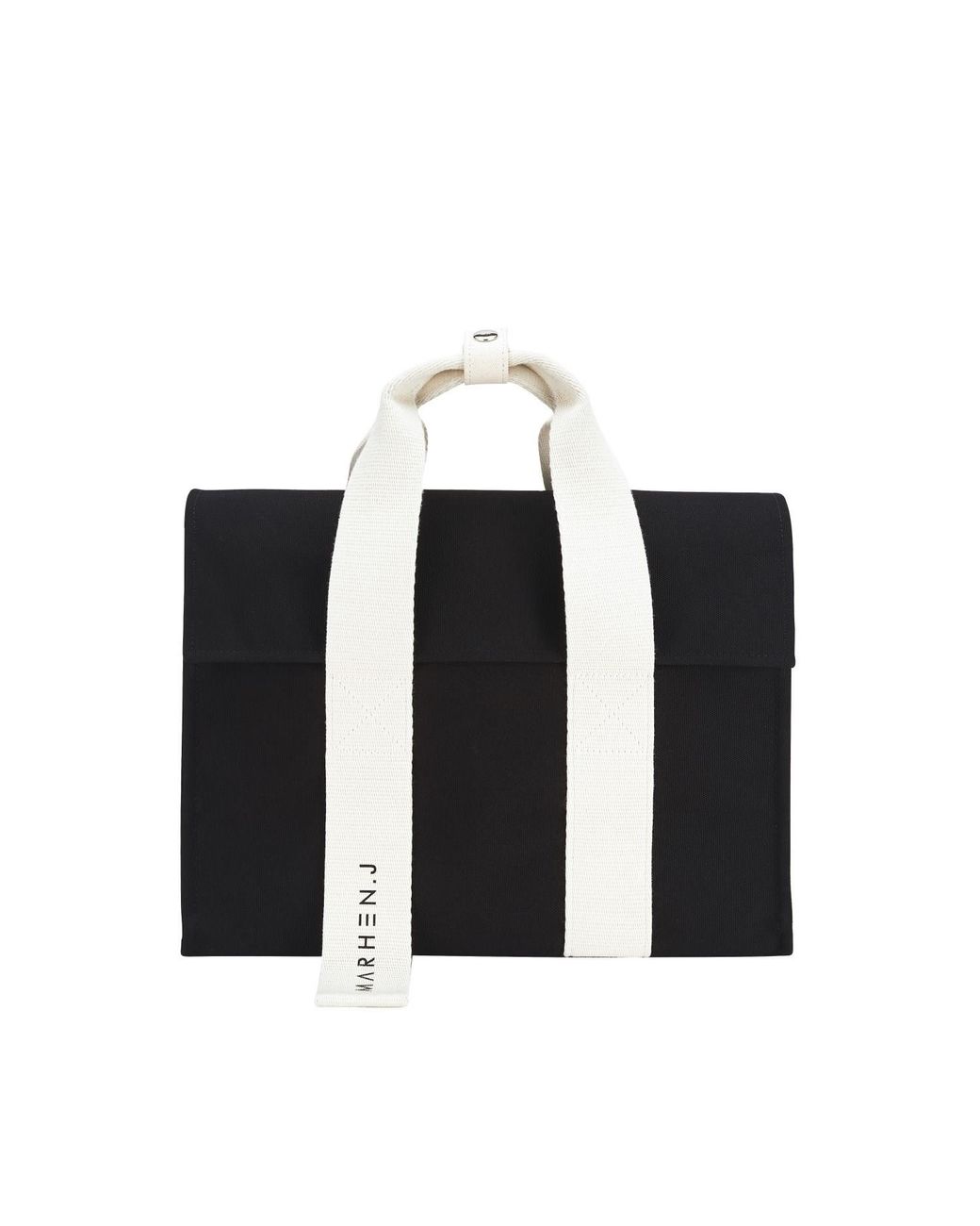 MARHEN.J Black Canvas Tote Bag