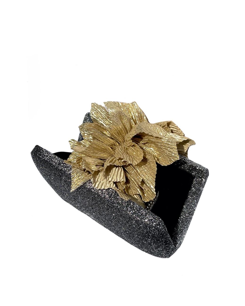 Simitri Metallic Goldie Angel Clutch