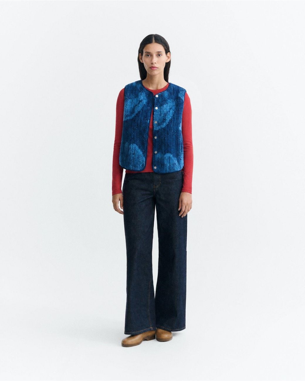 Thinking Mu Blue Jay Lotus Vest