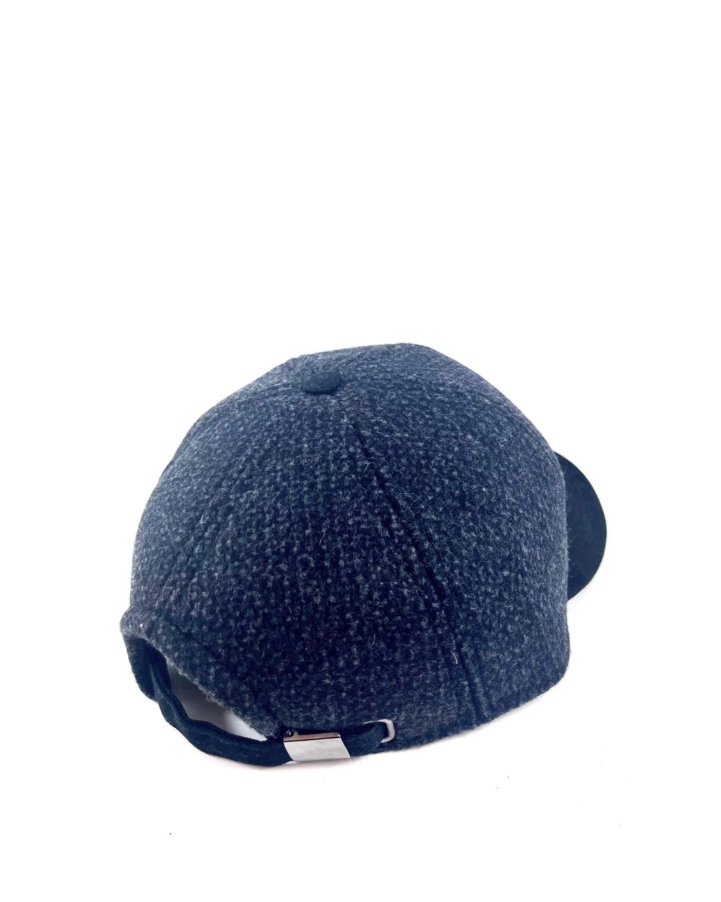 Dasmarca Hats Blue Johnny Charcoal Tweed Wool Baseball Cap for men