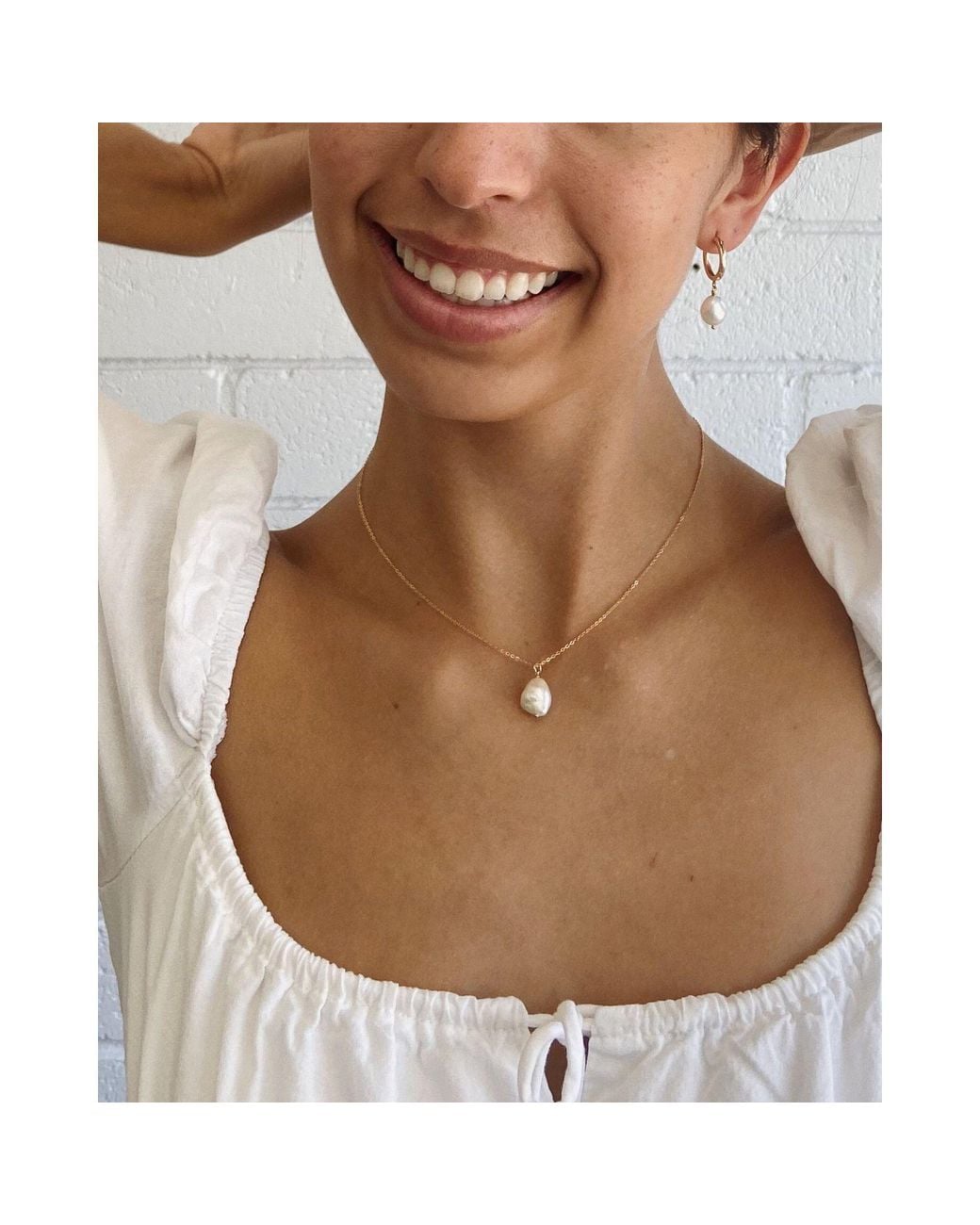 SET & STONES Metallic Adelle Necklace