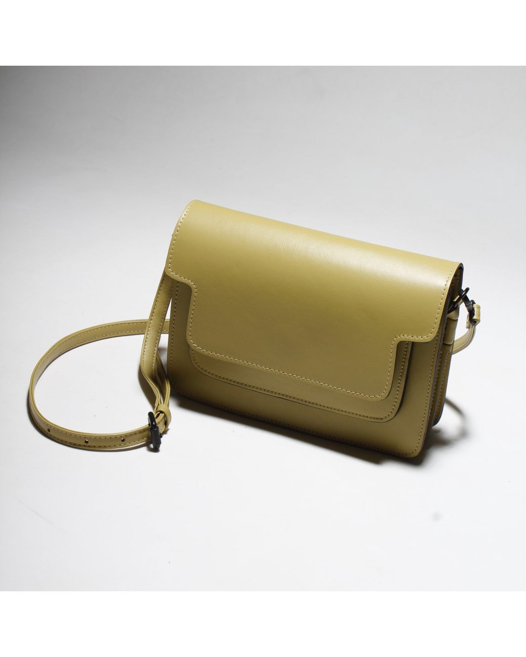 Mafalda Metallic Maia Leather Shoulder Bag