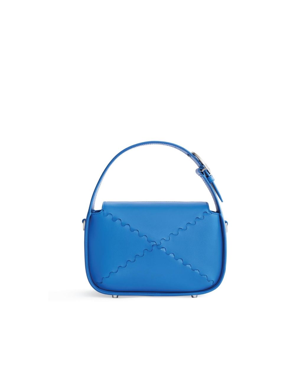Orange Cube Blue Classic Mosaic Box Bag