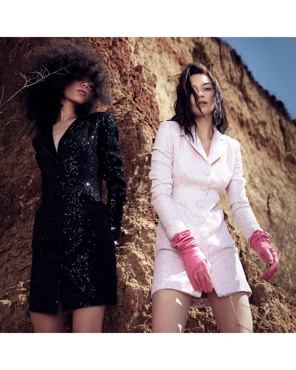 Lita Couture Pink Party Starter Sequin Dress
