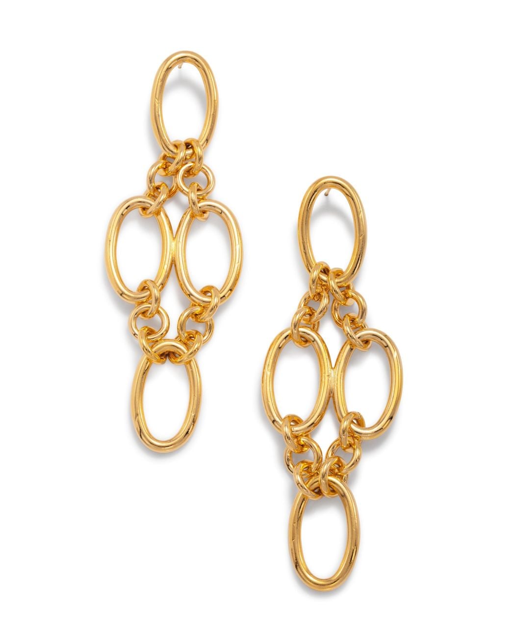 Jaredjamin Metallic Ophelia Drop Post Earrings