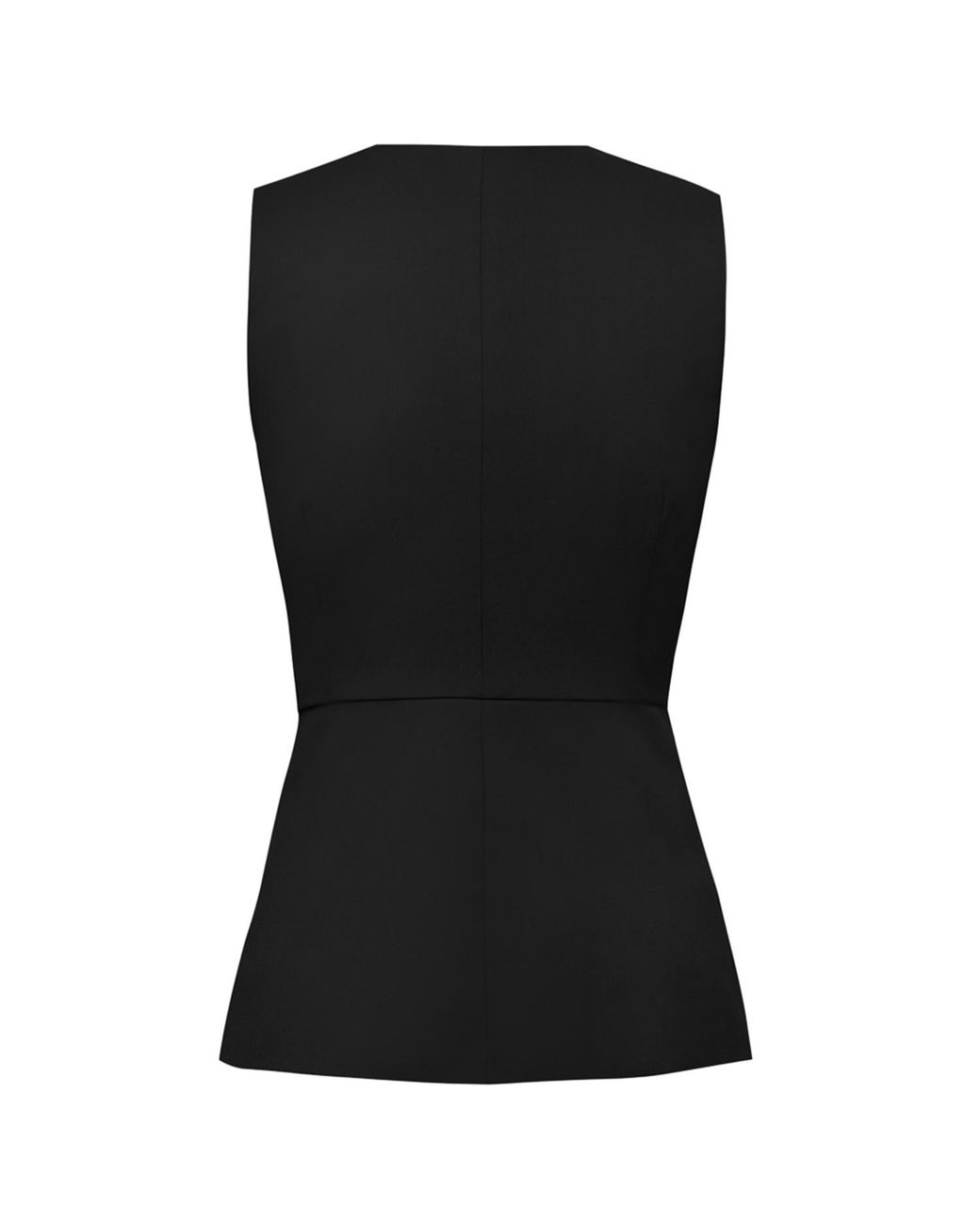 ALINA CERNĂTESCU Black Moss Set High-Neck Waistcoat & Long Panel Skirt