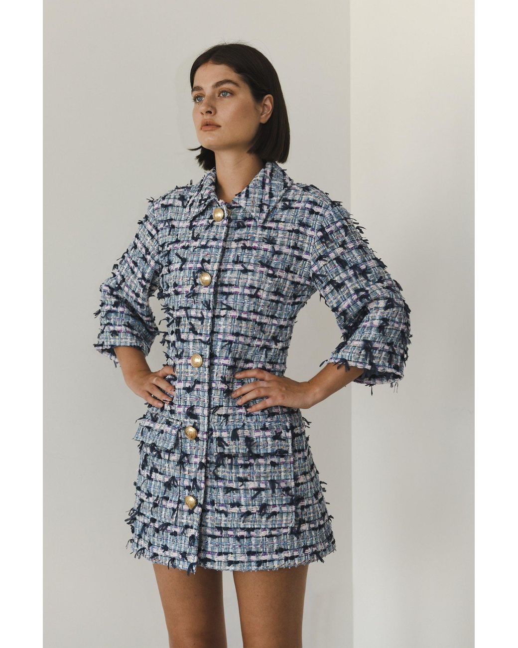 GeeGee Collection Blue Shu Coat