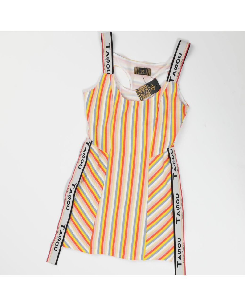 Chuks Collins Orange Multi-Colored Ade Act- Self Dress- Diffusion Collection
