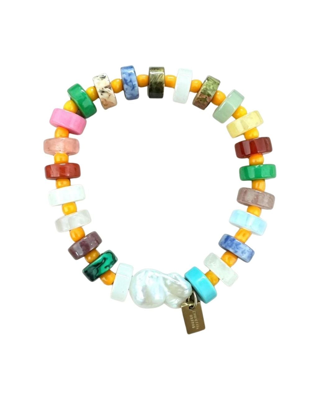 Christina Greene Blue Happy Go Lucky Baroque Pearl Beaded Bracelet