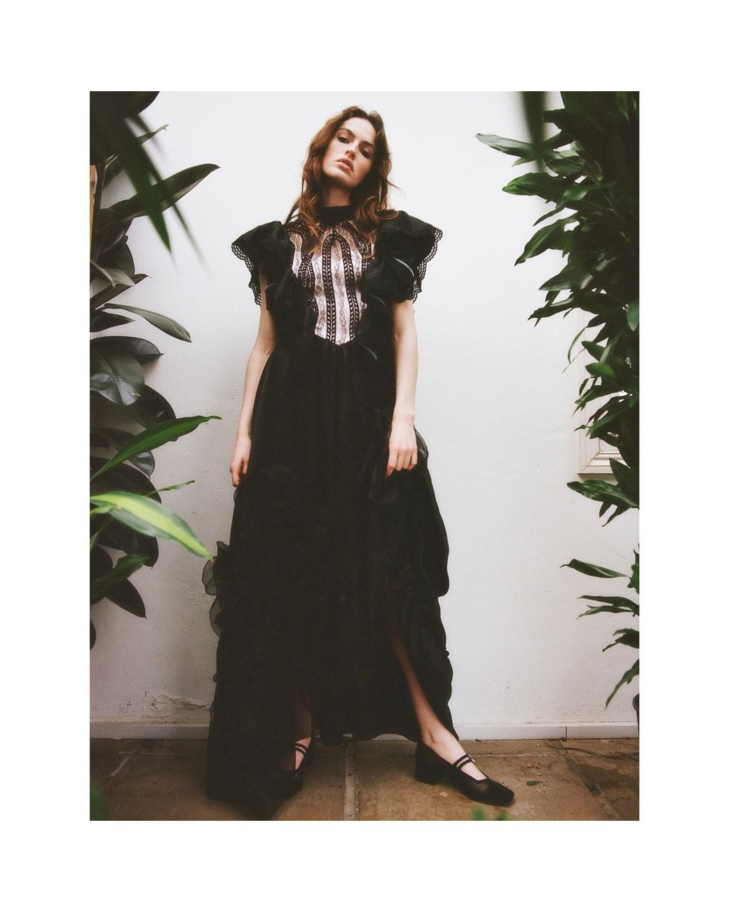 Lisa The Label Black Le Jardin Water Lilly Dress
