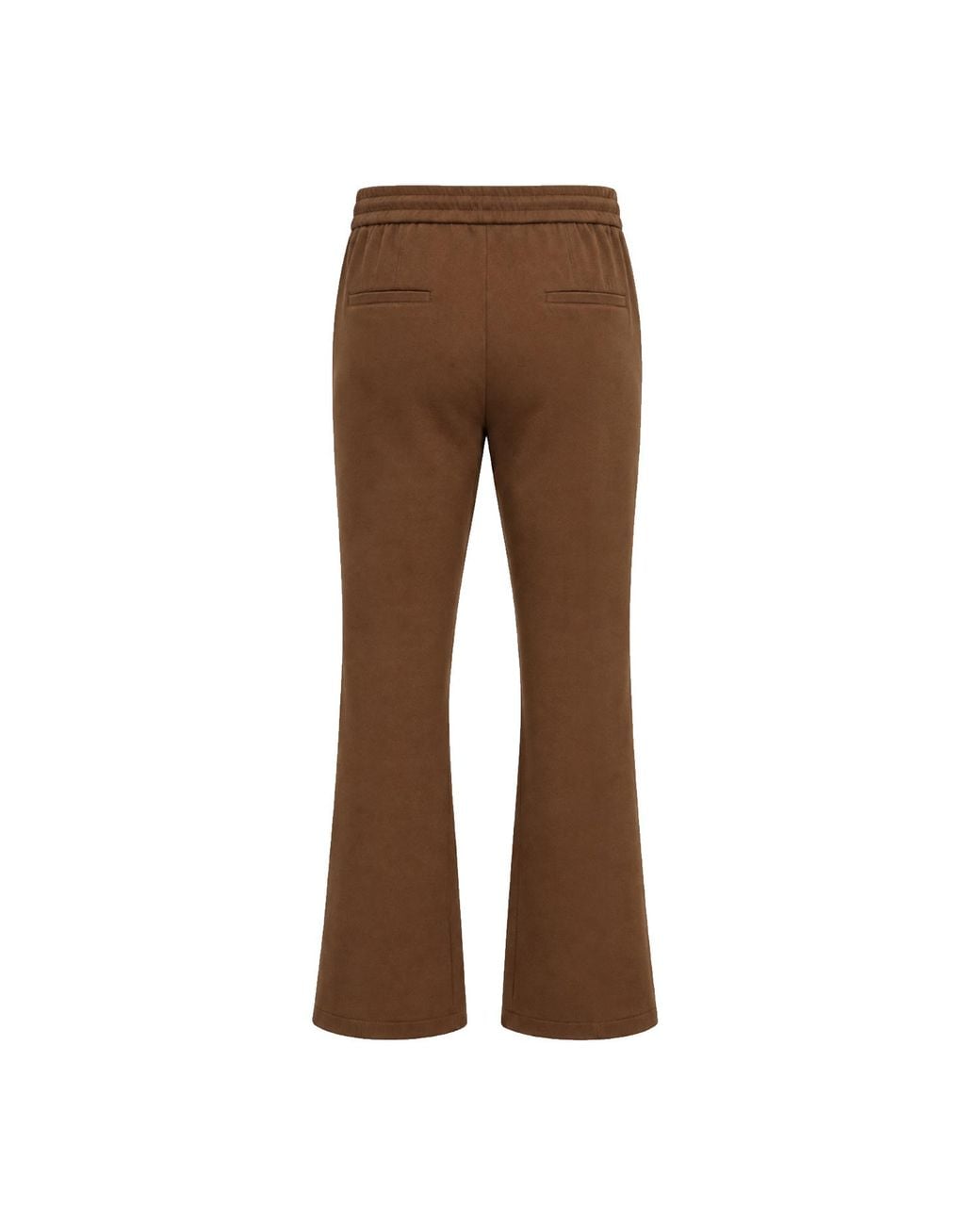 DAVID WEJ Brown Enzo Cotton Loose Fit Trouser for men
