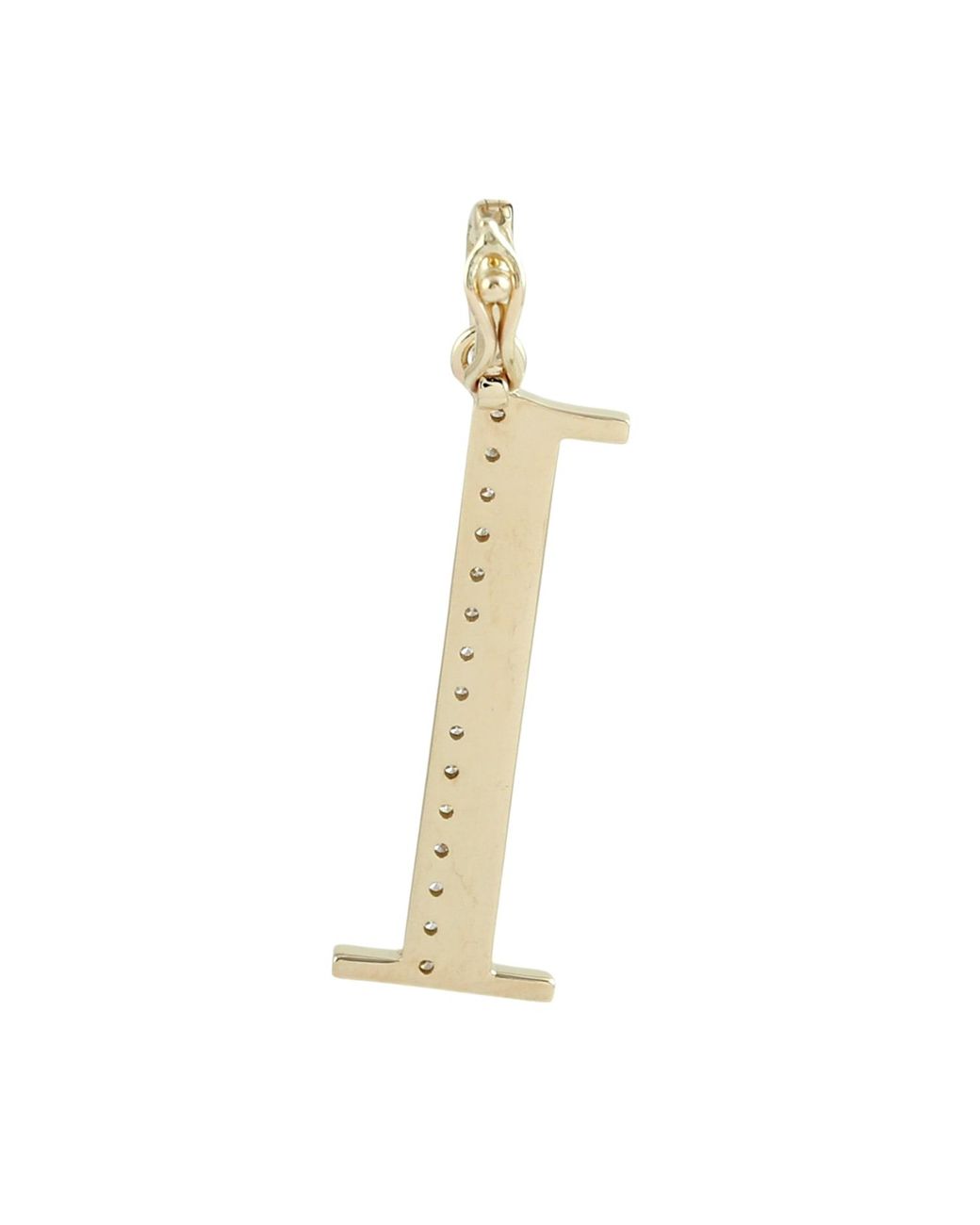 Artisan Metallic 14K Diamond Number 1 Pendant Charm
