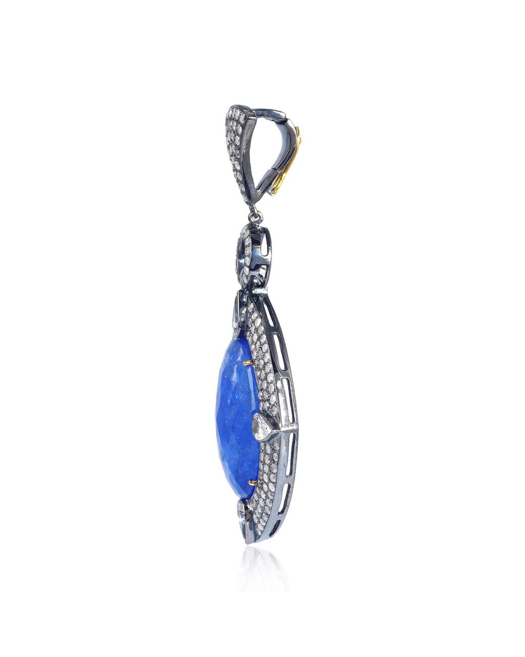Artisan Blue 18K & Tanzanite, Sapphire & Diamond Statement Pendant