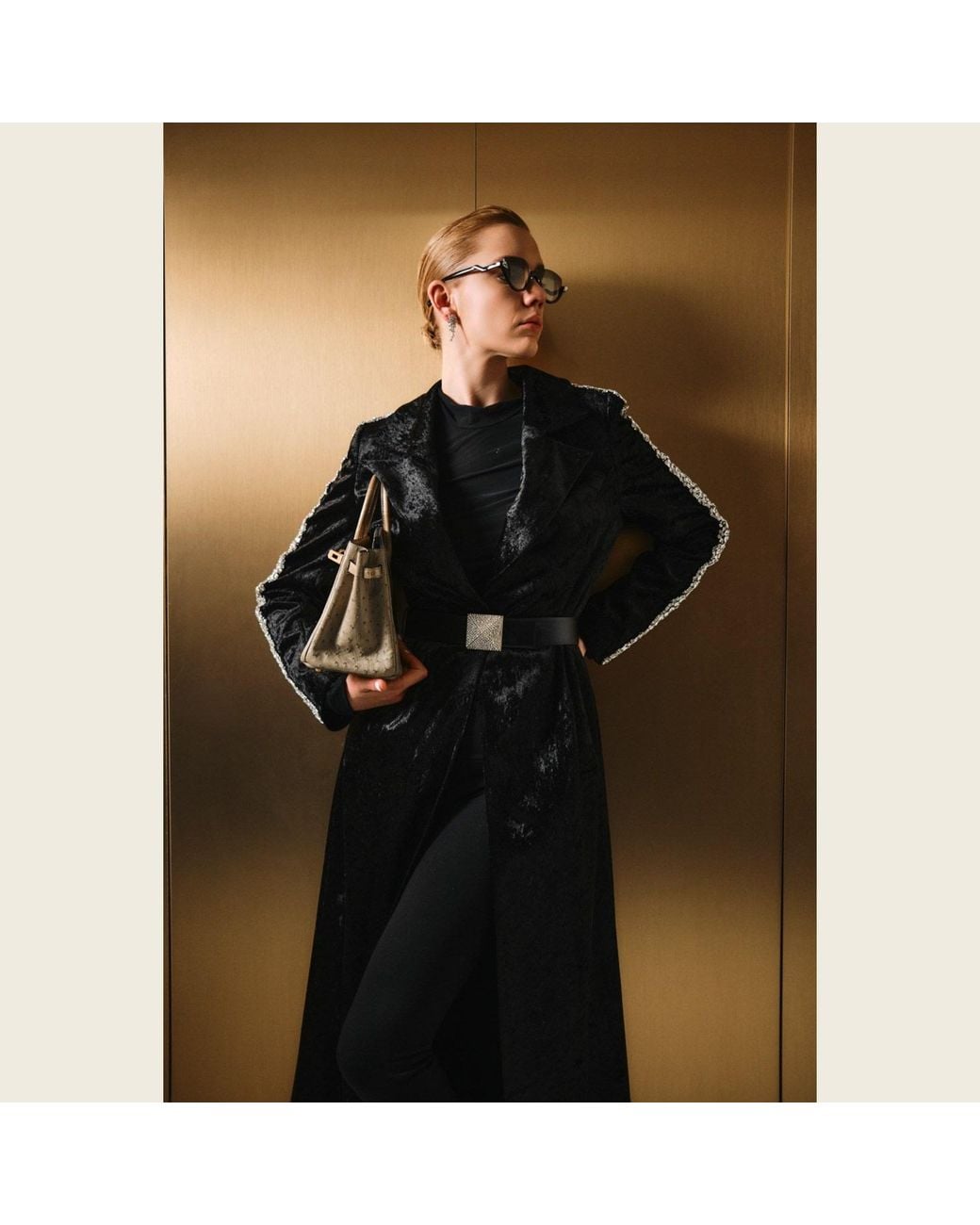 Roqaia Fashion House Black Midnight Sovereign Jacket