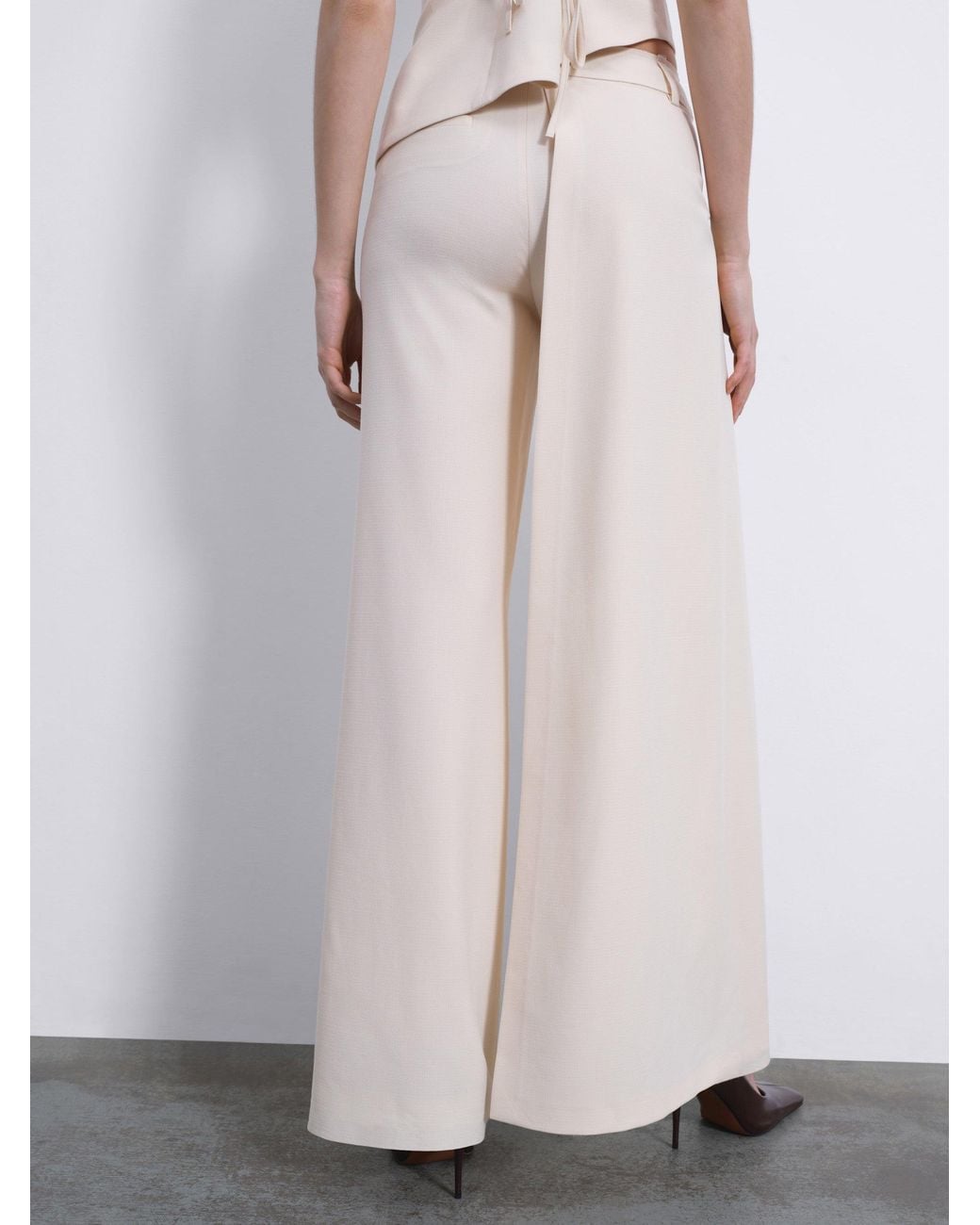 Sélone White Neutrals Calin Overlay Trousers