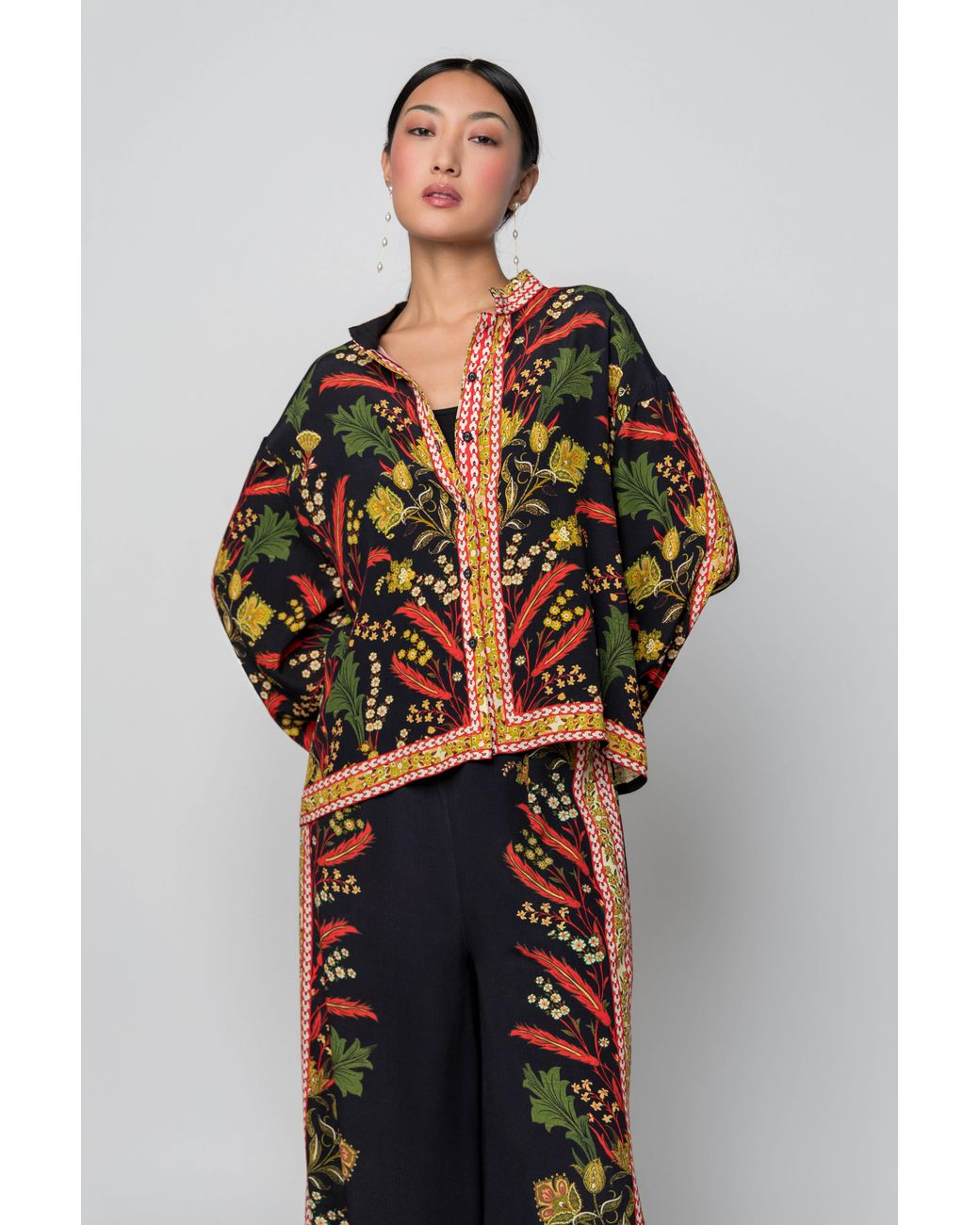Raishma Black Reyna Shirt
