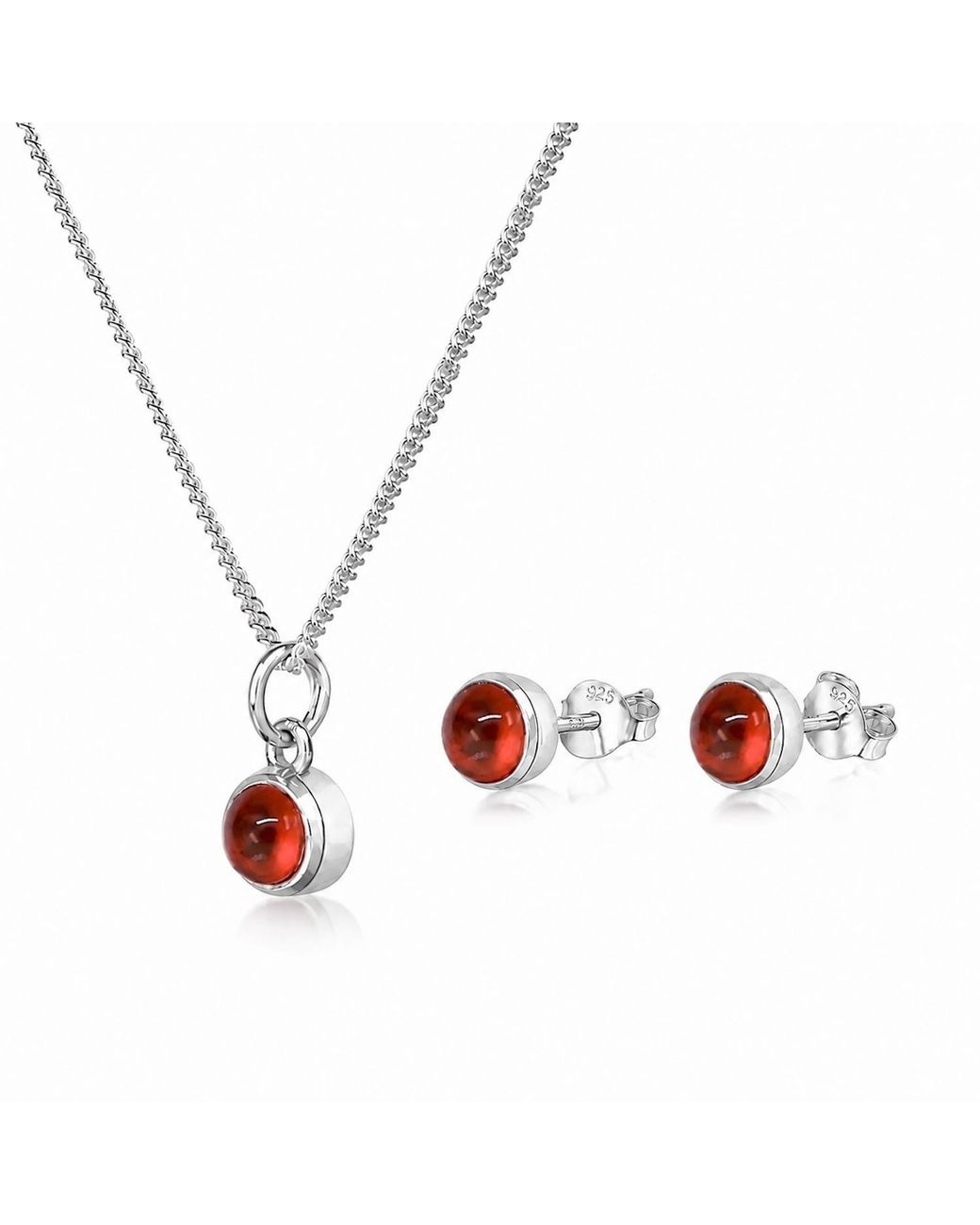 The Jewellery Store London White July Birthstone Jewellery Set