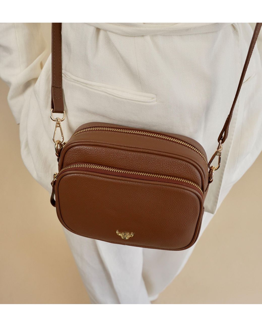Apatchy London Brown The Betty Tan Leather Bag