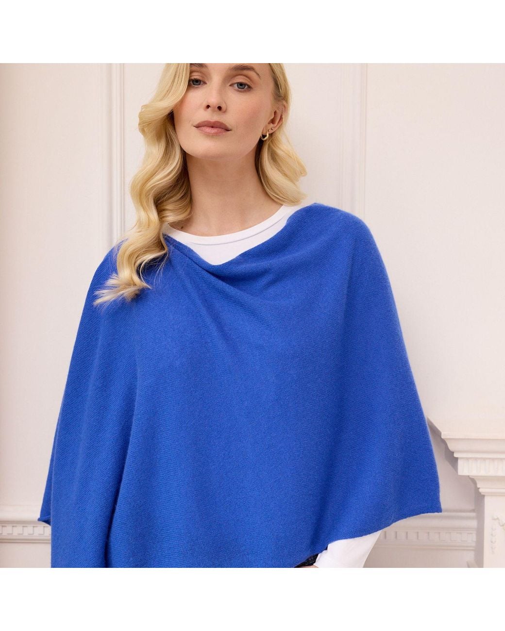 Cove Blue Lucy Cobalt Multi Way Cashmere Wrap