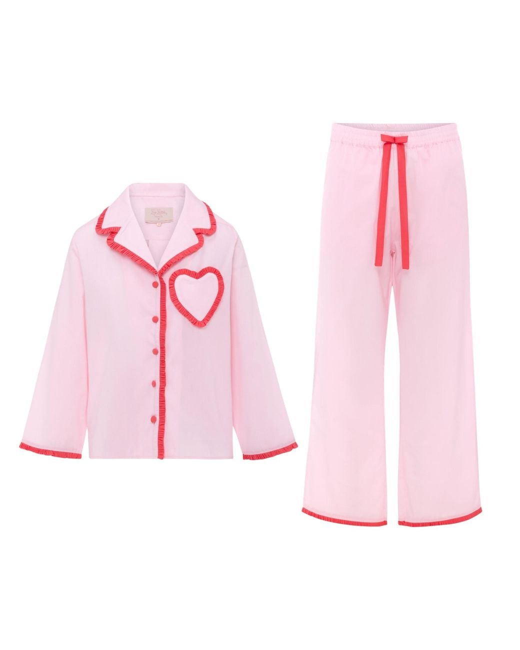 Love Letters X Pink Dolce Soft Rosa Baby & Coral Pyjama Set
