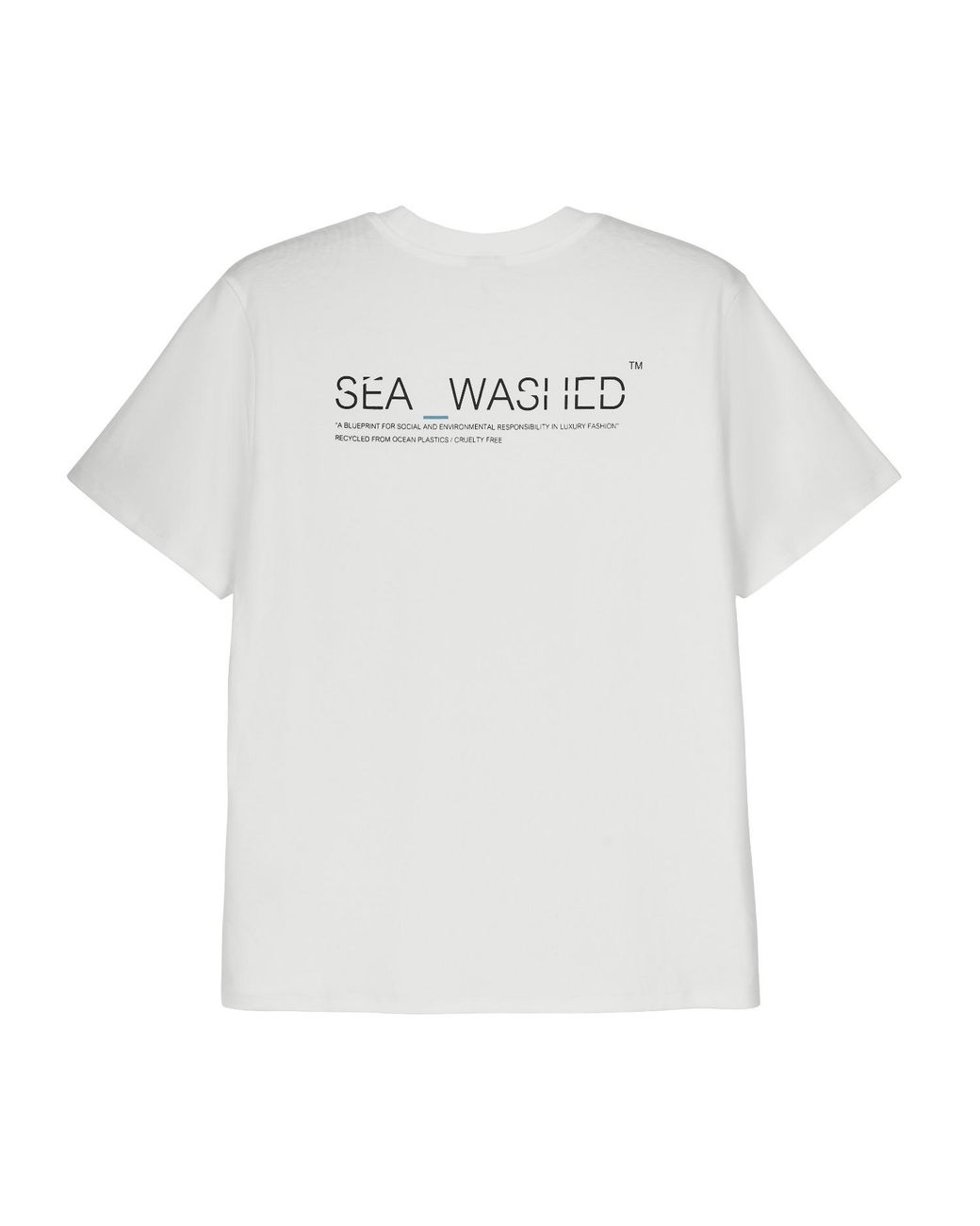 Sea_Washed White Classic Statement Tee