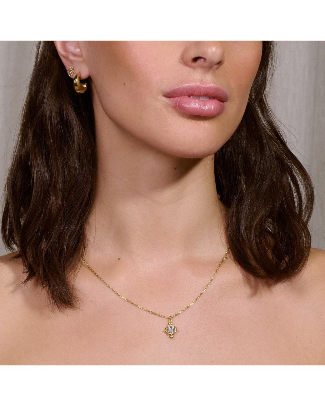 Zoe & Morgan Metallic Reya Necklace