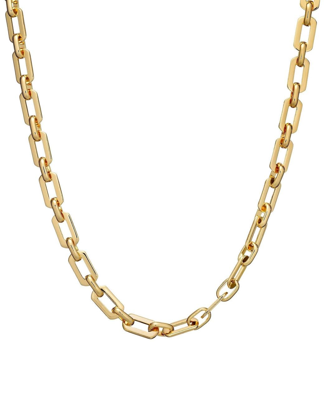 Crystals and Co Metallic Chunky Box Necklace Jw