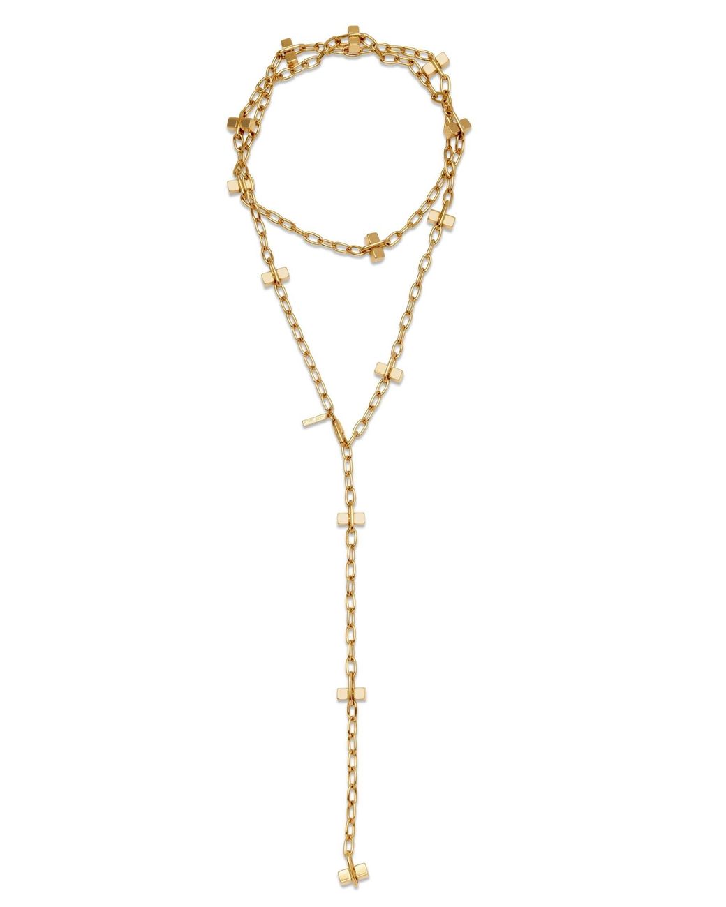 Jaredjamin White Blockbuster Lite Long Necklace