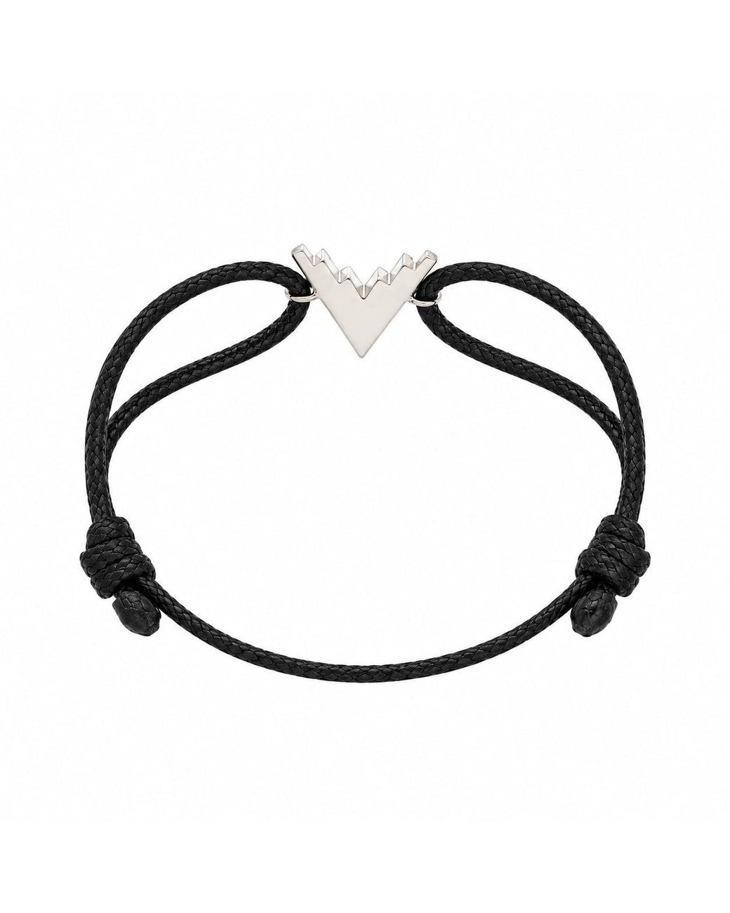 Ogé Jewelry Black Valor Cord Bracelet for men