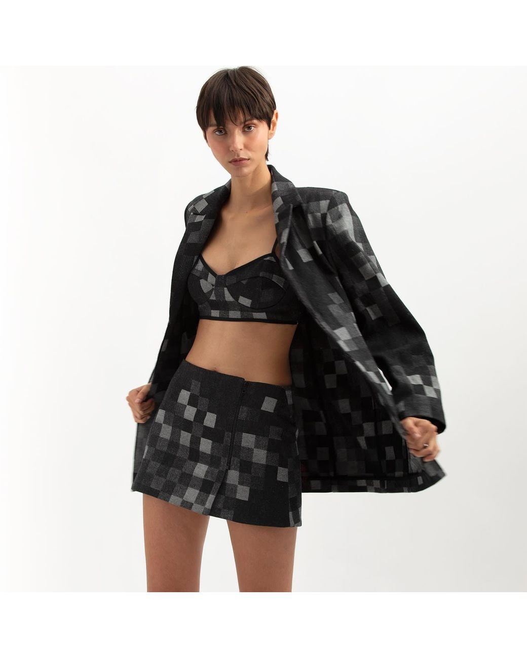 Audrey Vallens Gray Selene Urban Jacket