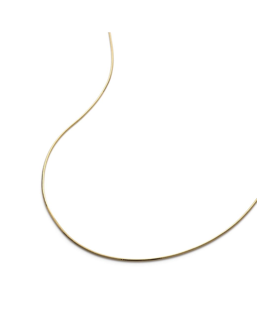 Elk & Bloom Metallic Herringbone Necklace
