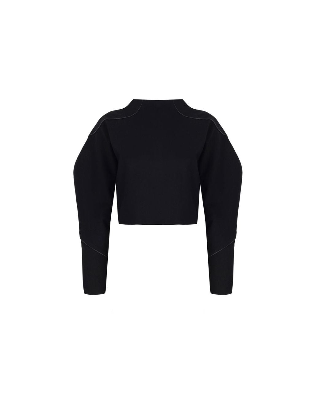 Mirimalist Blue Angle Open Back Top