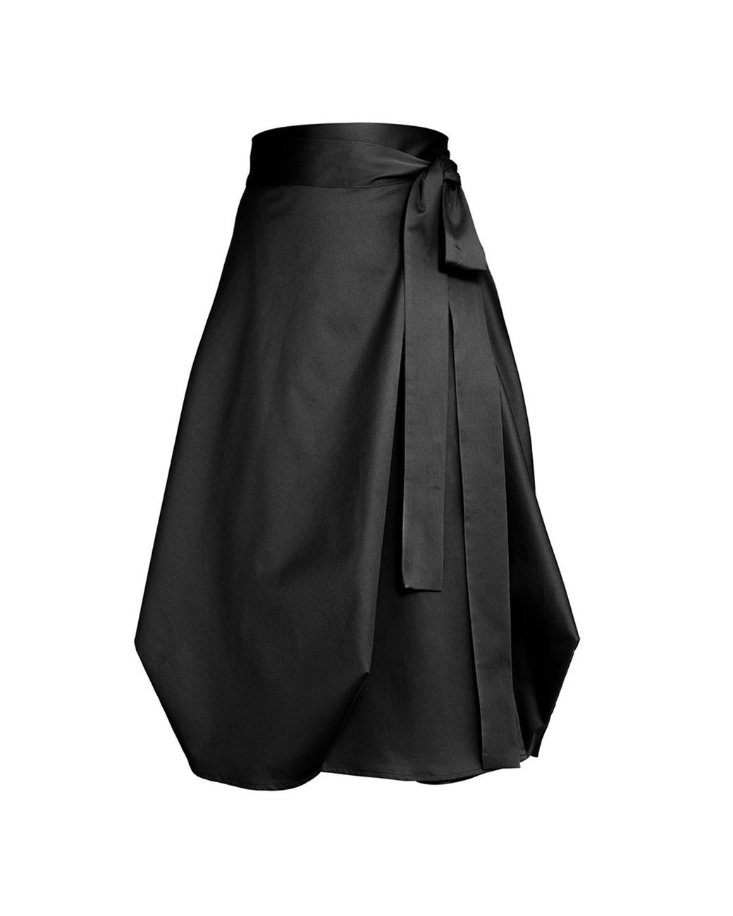 Bianca Popp Black Wrapped Skirt