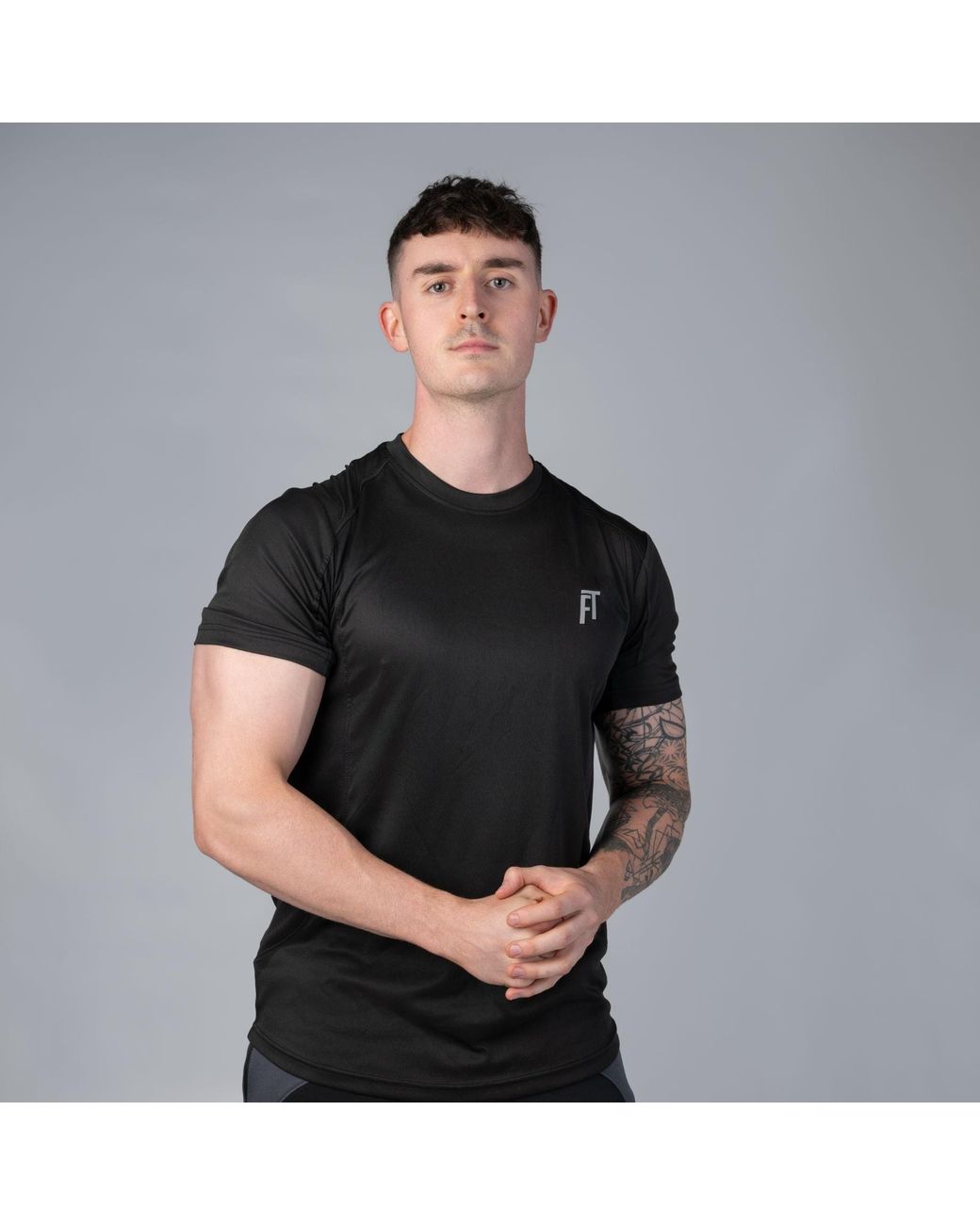 Foster Taylor Black Gym T-Shirt for men