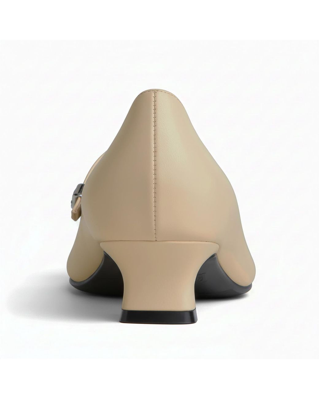Beautiisoles by Robyn Shreiber Made in Italy Natural Neutrals Elsie Leather Dressy Low Heel Pump For Valentine Evening & Wedding Bridal