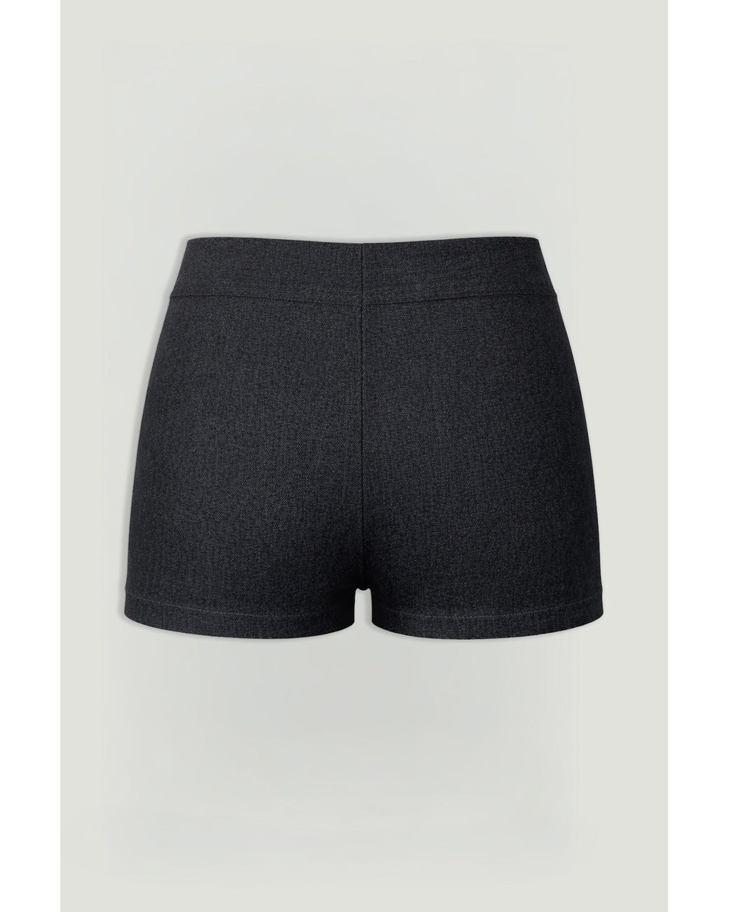 Nocturne Black Mini Denim Shorts